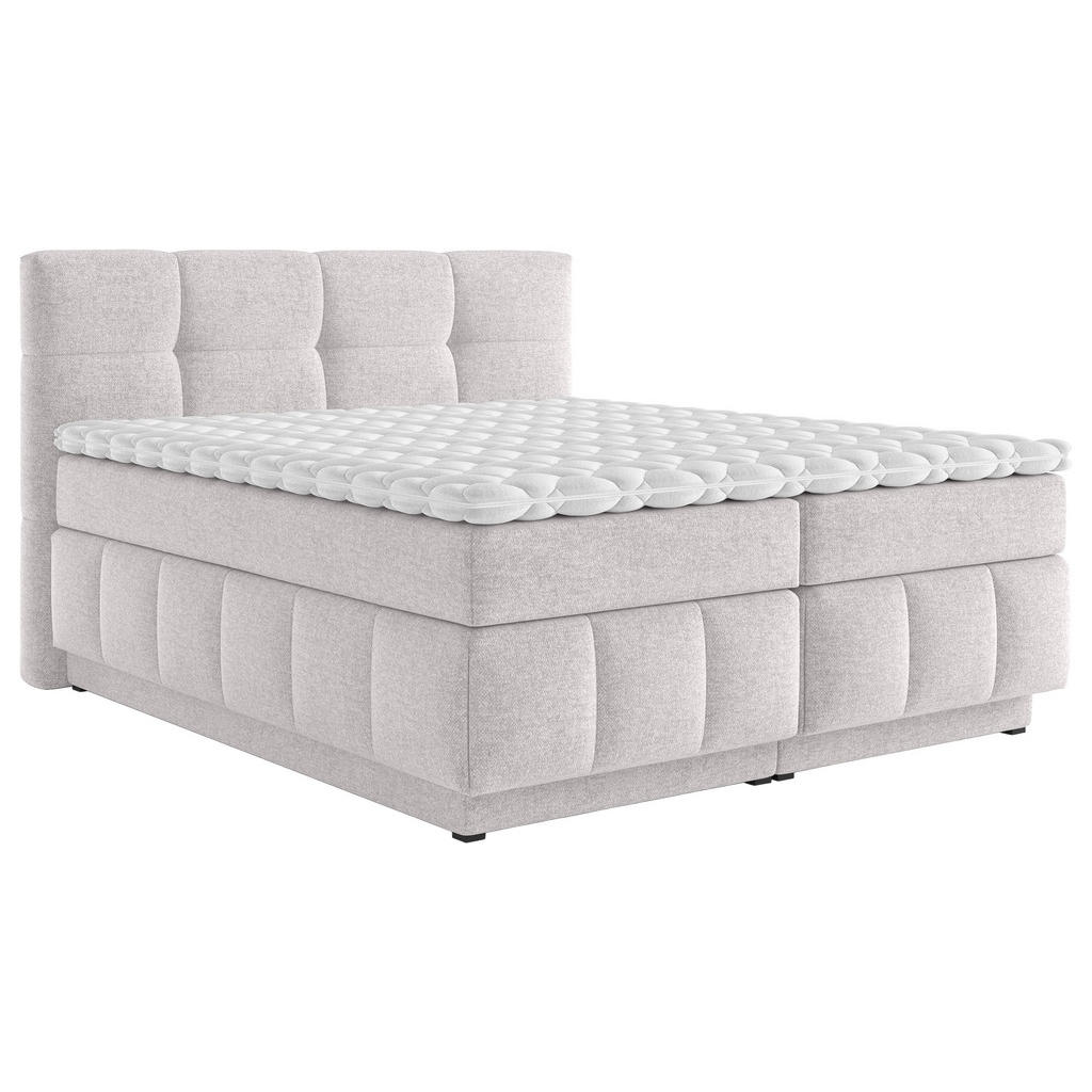 BOXSPRING POSTELJA 160 cm x 200 cm , tekstil bež
